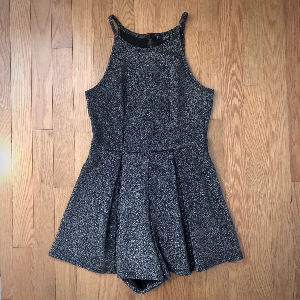 Topshop Glitter Romper